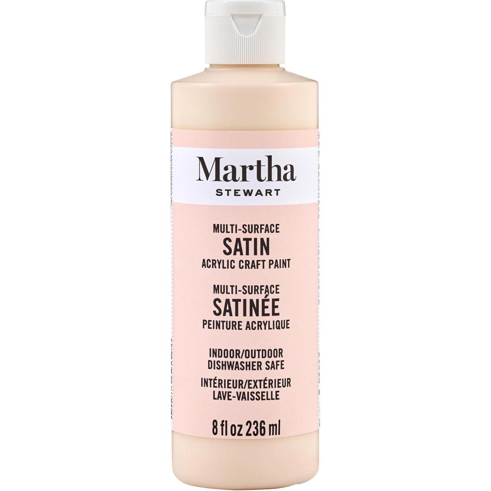 imageMartha Stewart Satin Acrylic Craft Paint Wild Salmon 8 ozPorcelain Doll