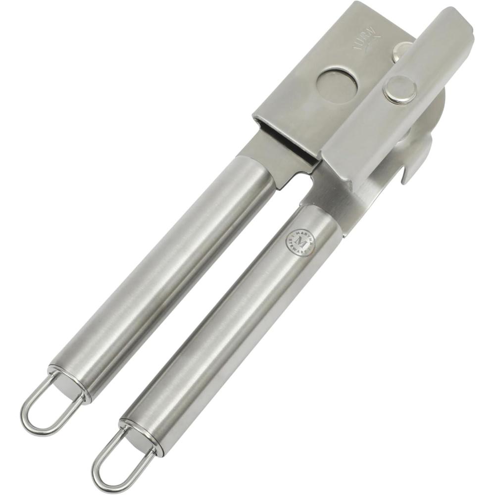imageMartha Stewart Sprucedale Stainless Steel Heavy Duty Can Opener Durable and EasytoUse Manual Kitchen Tool for Effortless Opening