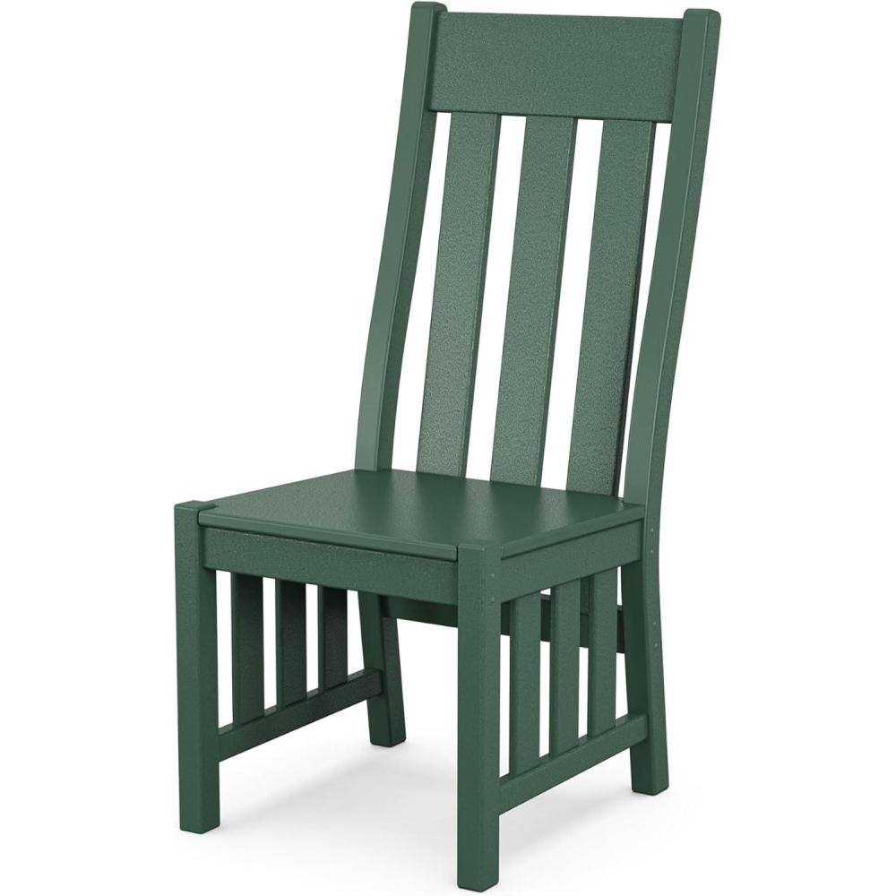 imageMartha Stewart by POLYWOOD Acadia Dining Side Chair in MahoganyGreen