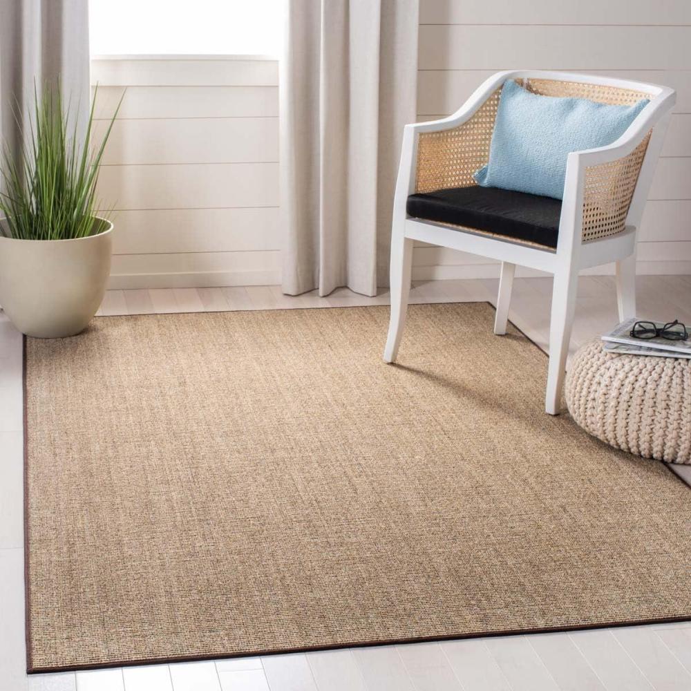 imageMartha Stewart x SAFAVIEH Area Rug Collection 23quot x 8 Runner Red Sisal ampamp Jute Farmhouse Style Ideal for Living Room Bedroom Foyer Hallway MSR9501QLight Brown