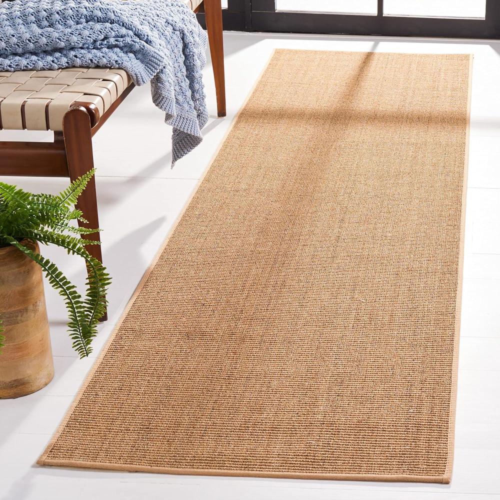 imageMartha Stewart x SAFAVIEH Area Rug Collection 23quot x 8 Runner Red Sisal ampamp Jute Farmhouse Style Ideal for Living Room Bedroom Foyer Hallway MSR9501QBeige