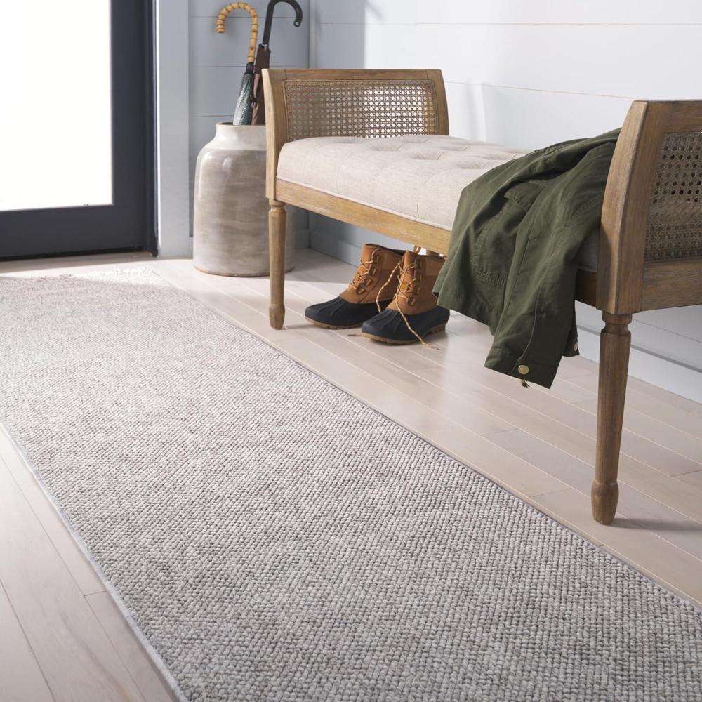 imageMartha Stewart x SAFAVIEH Area Rug Collection 5 x 8 Beige NonShedding ampamp Easy Cleaning Ideal for Living Room Bedroom Office Dining Space MSR920BGrey