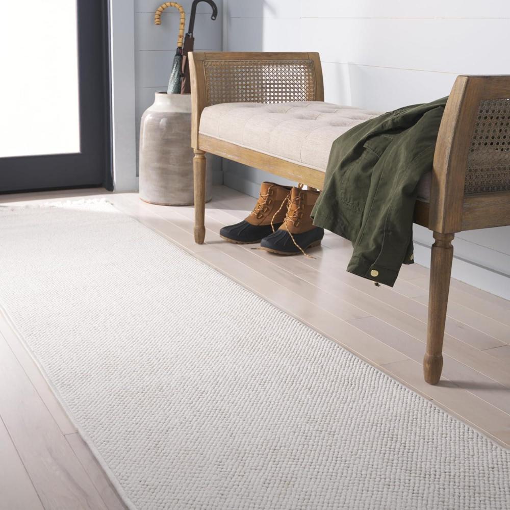 imageMartha Stewart x SAFAVIEH Area Rug Collection 5 x 8 Beige NonShedding ampamp Easy Cleaning Ideal for Living Room Bedroom Office Dining Space MSR920BIvory
