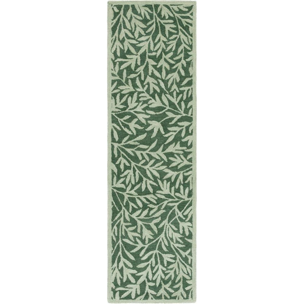 imageMartha Stewart x SAFAVIEH Area Rug Collection  5 x 8 Green Handmade Wool Ideal for Living Room Bedroom Office Dining Space MSR3527YGreen