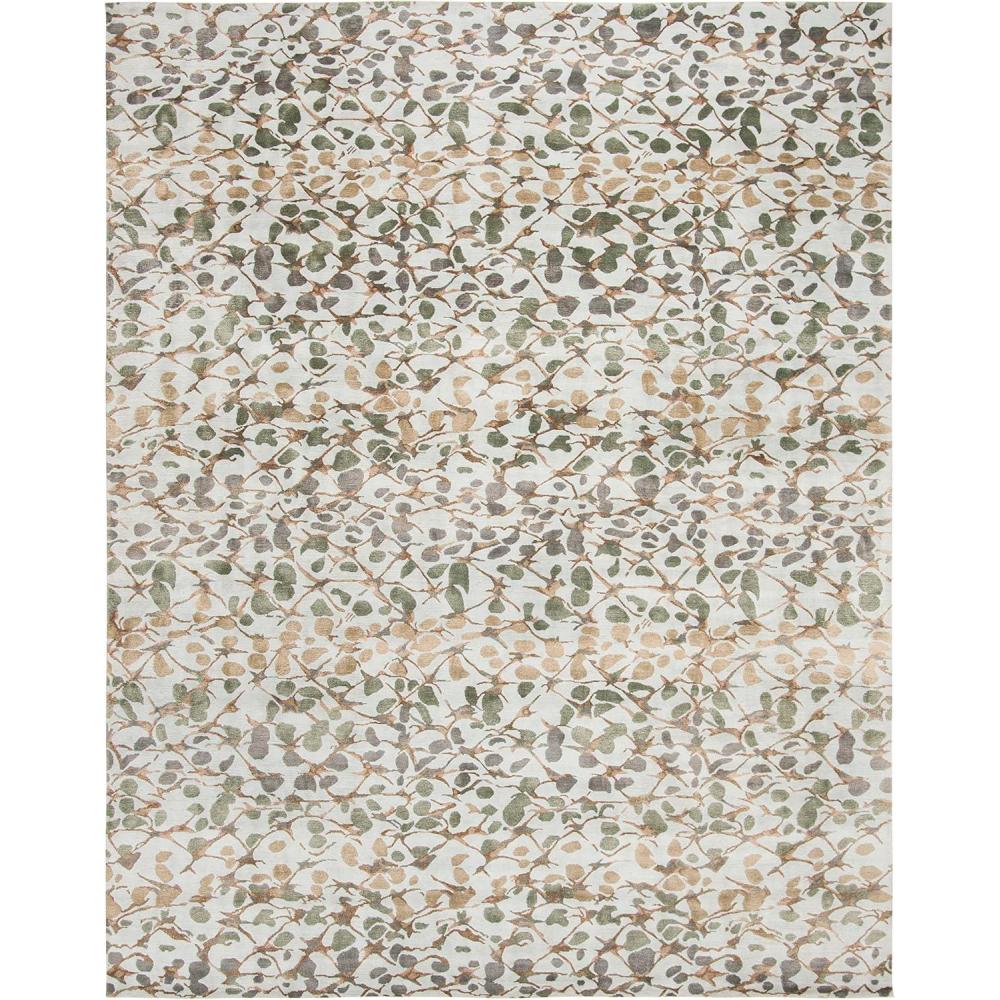 imageMartha Stewart x SAFAVIEH Area Rug Collection  8 x 10 Bard Red HandKnotted Silk ampamp Wool Ideal for Living Room Bedroom Office Dining Space MSR8641BHouse Slate Blu