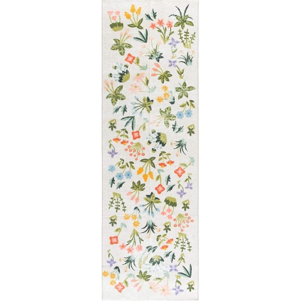 imageMartha Stewart x SAFAVIEH Machine Washable Area Rug Collection  5 x 8 Beige ampamp Red Slip Resistant ampamp Easy Cleaning Ideal for Ideal for Living Room Bedroom Dining Space MSRW186BBeigeRed