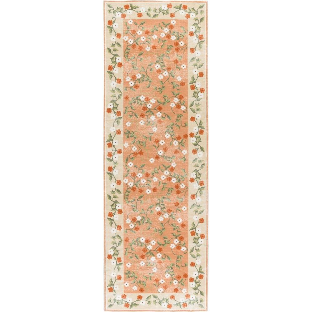 imageMartha Stewart x SAFAVIEH Machine Washable Area Rug Collection 5 x 8 Rust ampamp Gold Slip Resistant ampamp Easy Cleaning Ideal for Ideal for Living Room Bedroom Dining Space MSRW195QRustGold