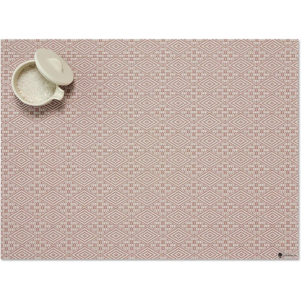 imageMartha by Martha Stewart  Chilewich Boxwood Placemats in Sea  Set of 4  Easy Care Woven Tabletop Textiles  IndoorOutdoor  185quot x 135quot RectangleBurnt Coral