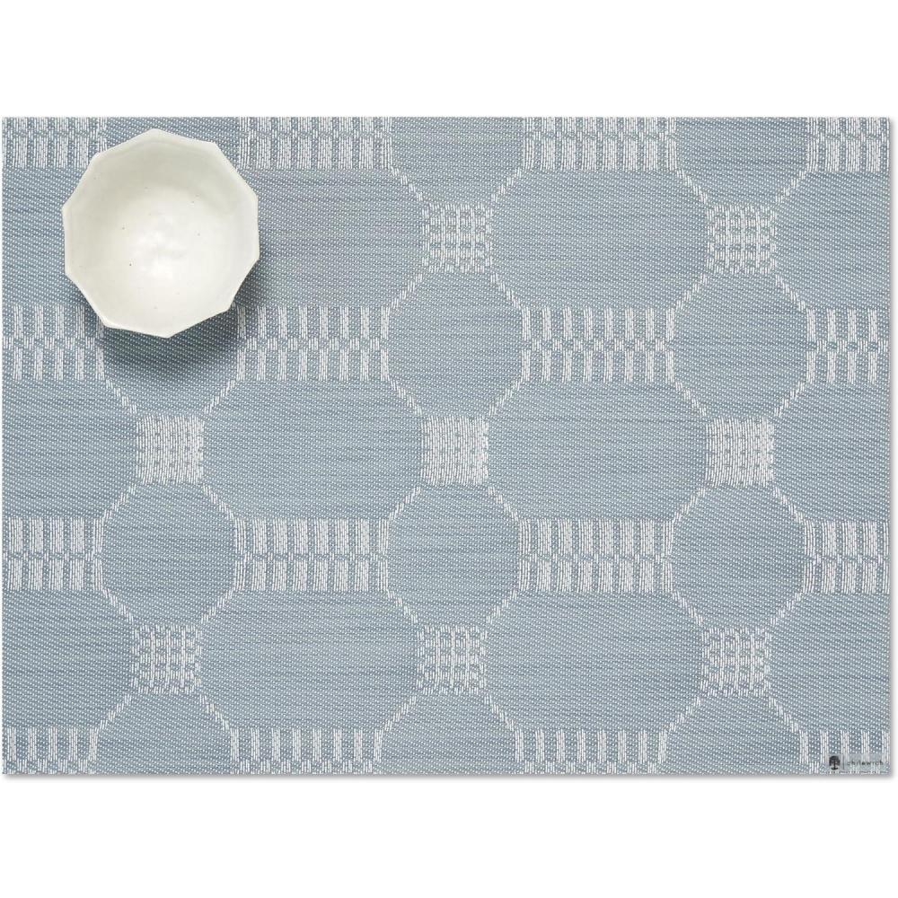 imageMartha by Martha Stewart Chilewich Coverlet Placemats in Flax Set of 4 Easy Care Woven Tabletop Textiles IndoorOutdoor 185quot x 135quot RectangleSea