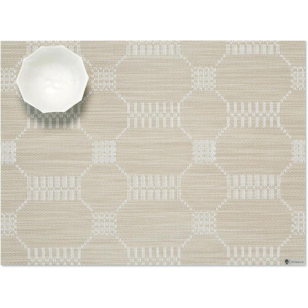 imageMartha by Martha Stewart Chilewich Coverlet Placemats in Flax Set of 4 Easy Care Woven Tabletop Textiles IndoorOutdoor 185quot x 135quot RectangleFlax