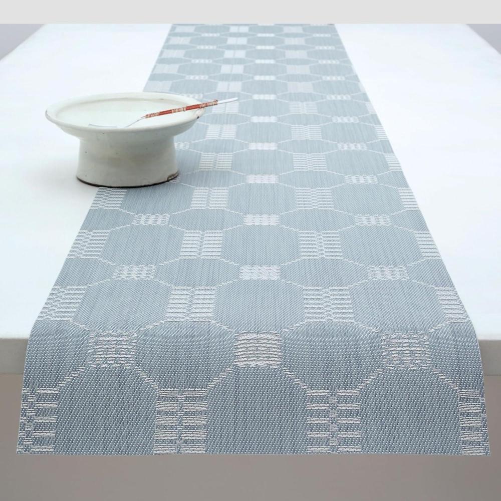 imageMartha by Martha Stewart Chilewich Coverlet Table Runner in Sea Easy Care Woven Textile IndoorOutdoor StainFade Resistant 14quot x 72quotSea