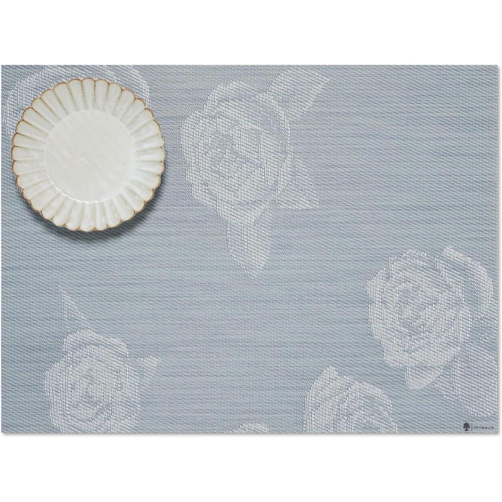 imageMartha by Martha Stewart Chilewich Rosette Placemats in Abalone Set of 4 Easy Care Woven Tabletop Textiles IndoorOutdoor 185quot x 135quot RectangleSea