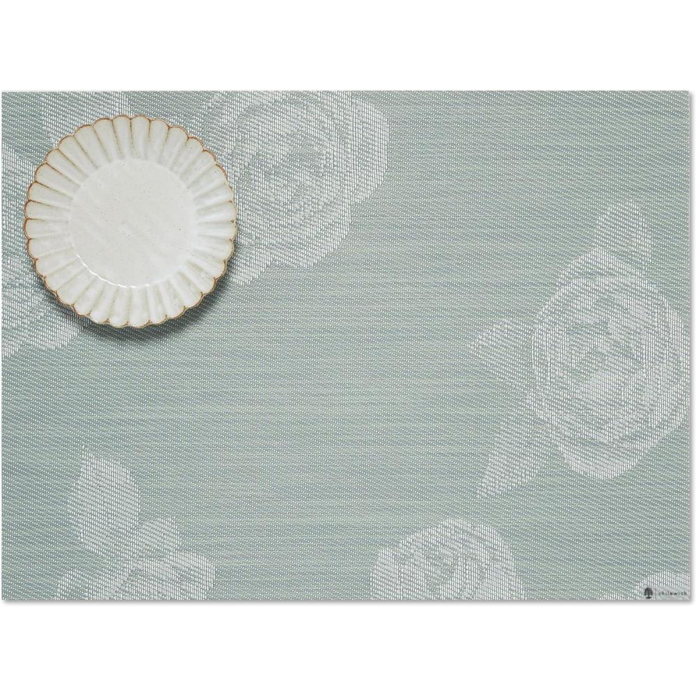 imageMartha by Martha Stewart Chilewich Rosette Placemats in Abalone Set of 4 Easy Care Woven Tabletop Textiles IndoorOutdoor 185quot x 135quot RectangleAbalone