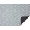 Chilewich Martha by Martha Stewart Damask Rug in Abalone – 23″x36″ – Easy Care – Premium Indoor/Outdoor Floor Mat for Entry, Kitchen, Bath, Pool with Non-Slip Backing(Sea)