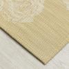 Chilewich Martha by Martha Stewart Rosette Rug in Flax – 23″x36″ – Easy Care – Premium Indoor/Outdoor Floor Mat for Entry, Kitchen, Bath, Pool with Non-Slip Backing(Wheat)