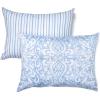 MARTHA STEWART Natalie King Size Duvet, 3 Piece Set-1 Duvet Cover, 2 Pillow Shams, Crinkle Velvet Texture, Soft & Royal, Machine Wash, 104″x92″ with Button Closure, Champagne(Blue)