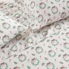 Martha Stewart – Flannel Sheets Full Size, Anti-Pilling & Wrinkle Resistant Cotton, Touchably Soft for All-Season Comfort – Bed Sheets with Matching Pillowcases & Fitted Sheet (Holiday Bows Red)(Wreaths & Mistletoe Green)