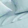 Martha Stewart – Full Size Sheets Set, Crisp & Tailored Cooling Sheets w/a Naturally Smooth Cotton Percale Lightweight Feel – Matching Pillowcases & Fitted Sheet (Skylands Solid Beige)(Skylands Solid Blue)