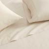 Martha Stewart – Full Size Sheets Set, Crisp & Tailored Cooling Sheets w/a Naturally Smooth Cotton Percale Lightweight Feel – Matching Pillowcases & Fitted Sheet (Skylands Solid Beige)(Skylands Solid Beige)