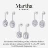 Martha Stewart 2 1/2 Carat Lab Grown Diamond Drop Earrings In 14K Gold, Oval Shape Lab Grown Diamond Earrings(white-gold)
