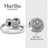 Martha Stewart 2 3/4 Carat Two Stone Gemstone Ring For Women in Sterling Silver, Gemstone Jewelry For Women(Option 10)