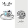 Martha Stewart 2 3/4 Carat Two Stone Gemstone Ring For Women in Sterling Silver, Gemstone Jewelry For Women(Option 3)