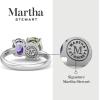 Martha Stewart 2 3/4 Carat Two Stone Gemstone Ring For Women in Sterling Silver, Gemstone Jewelry For Women(Option 4)