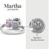 Martha Stewart 2 3/4 Carat Two Stone Gemstone Ring For Women in Sterling Silver, Gemstone Jewelry For Women(Option 6)