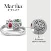 Martha Stewart 2 3/4 Carat Two Stone Gemstone Ring For Women in Sterling Silver, Gemstone Jewelry For Women(Option 7)