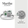 Martha Stewart 2 3/4 Carat Two Stone Gemstone Ring For Women in Sterling Silver, Gemstone Jewelry For Women(Option 9)