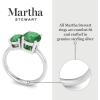 Martha Stewart 2 3/4 Carat Two Stone Gemstone Ring For Women in Sterling Silver, Gemstone Jewelry For Women(Option 9)