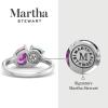 Martha Stewart 2 Carat Two Stone Gemstone Ring For Women in Sterling Silver, Gemstone Jewelry For Women(Option 4)