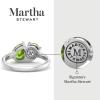 Martha Stewart 2 Carat Two Stone Gemstone Ring For Women in Sterling Silver, Gemstone Jewelry For Women(Option 7)