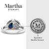 Martha Stewart 2 Carat Two Stone Gemstone Ring For Women in Sterling Silver, Gemstone Jewelry For Women(Option 8)