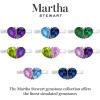 Martha Stewart 2 Carat Two Stone Gemstone Ring For Women in Sterling Silver, Gemstone Jewelry For Women(Option 8)