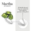 Martha Stewart 3 3/4 Carat Three Stone Gemstone Ring for Women in Sterling Silver, Gemstone Jewelry For Women(Option 4)
