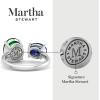 Martha Stewart 3 3/4 Carat Two Stone Gemstone Ring For Women in Sterling Silver, Gemstone Jewelry For Women(Option 10)