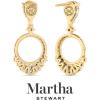 Martha Stewart 3 Carat Lab Grown Diamond Drop Earrings In 14 Karat Gold, Lab Grown Diamond Earrings(yellow-gold)