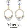Martha Stewart 3 Carat Lab Grown Diamond Drop Earrings In 14 Karat Gold, Lab Grown Diamond Earrings(yellow-gold)