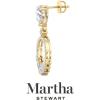 Martha Stewart 3 Carat Lab Grown Diamond Drop Earrings In 14 Karat Gold, Lab Grown Diamond Earrings(yellow-gold)