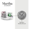 Martha Stewart 4 1/2 Carat Two Stone Gemstone Ring For Women in Sterling Silver, Gemstone Jewelry For Women(Option 7)