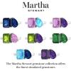 Martha Stewart 4 3/4 Carat Two Stone Gemstone Ring For Women in Sterling Silver, Gemstone Jewelry For Women(Option 5)