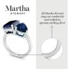 Martha Stewart 4 3/4 Carat Two Stone Gemstone Ring For Women in Sterling Silver, Gemstone Jewelry For Women(Option 8)