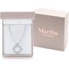 Martha Stewart 4 Carat Lab Grown Diamond Circle Necklace In 14 Karat Gold, Lab Grown Diamond Necklace For Women(white-gold)