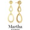 Martha Stewart 4 Carat Lab Grown Diamond Drop Earrings In 14 Karat Gold, Lab Grown Diamond Earrings(yellow-gold)