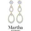 Martha Stewart 4 Carat Lab Grown Diamond Drop Earrings In 14 Karat Gold, Lab Grown Diamond Earrings(yellow-gold)