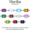 Martha Stewart 5 1/2 Carat Emerald Cut Gemstone Ring with Lab Grown Diamonds in Sterling Silver, Choose Your Gemstone(Citrine)