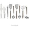 Martha Stewart 9-Piece Stainless Steel Kitchen Gadget & Tool Set – Prep and Serve Utensils, Durable & Rust-Resistant, Dishwasher Safe Cooking Accessories(Bar Tool Set)
