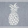 Martha Stewart Aloha Modern Pineapple Anti-Fatigue Air-Infused Kitchen Mat, Blue, 19.6″x39″(Blue)
