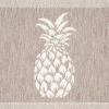 Martha Stewart Aloha Modern Pineapple Anti-Fatigue Air-Infused Kitchen Mat, Blue, 19.6″x39″(Coffee Brown)